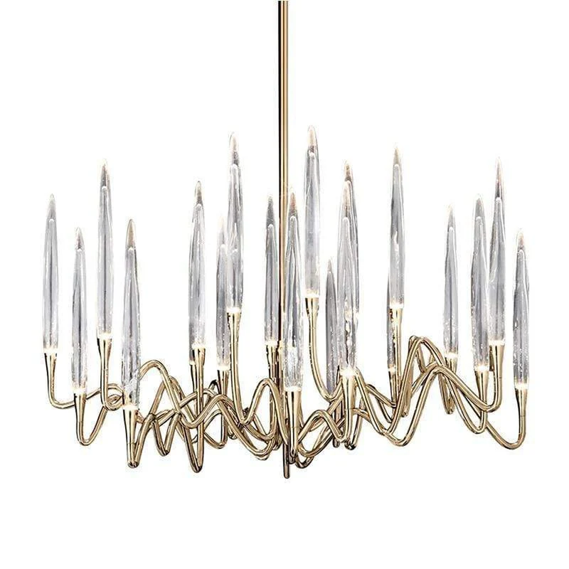 Lustre LED en Verre pour Salle a Manger