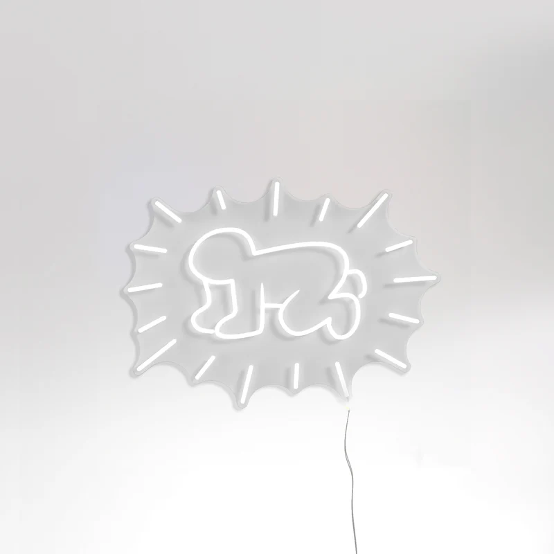 Radiant Baby, YP x Keith Haring, signe en néon LED