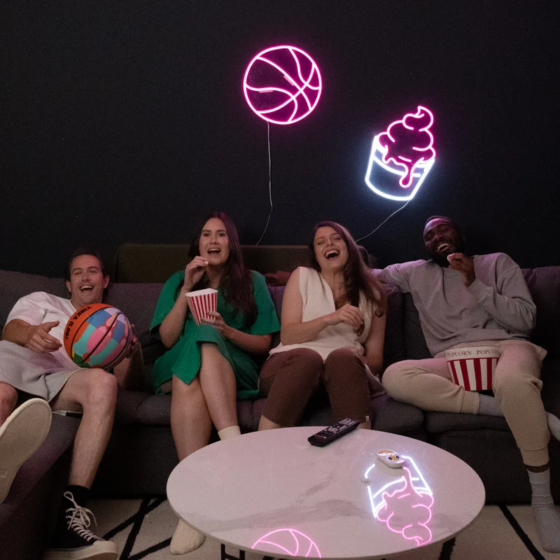 Soft serve (Ice cream), signe en néon LED