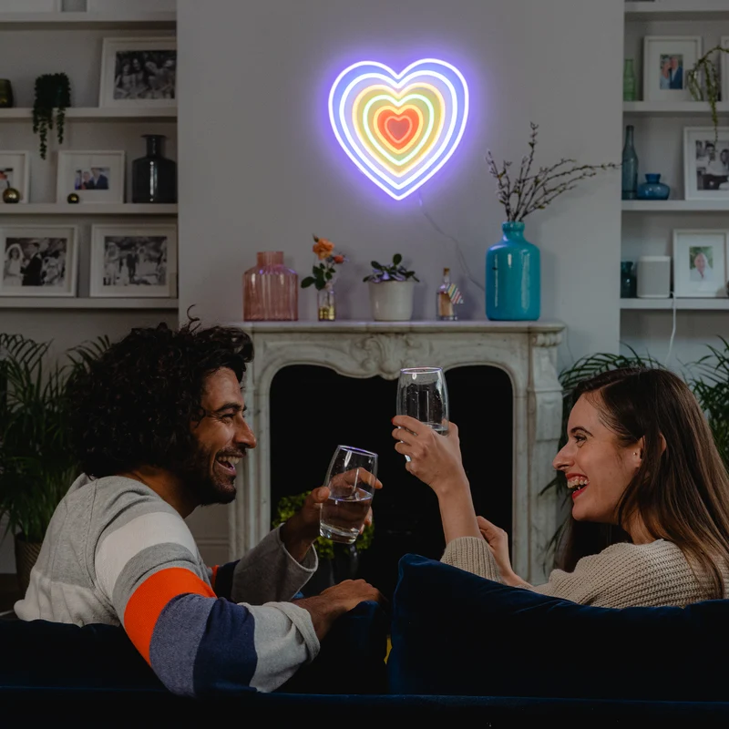Unlimited Heart - signe en néon LED