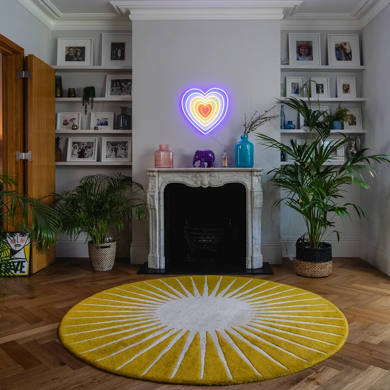 Unlimited Heart - signe en néon LED