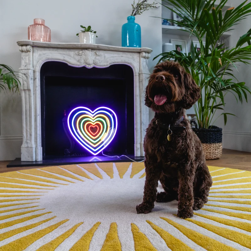 Unlimited Heart - signe en néon LED
