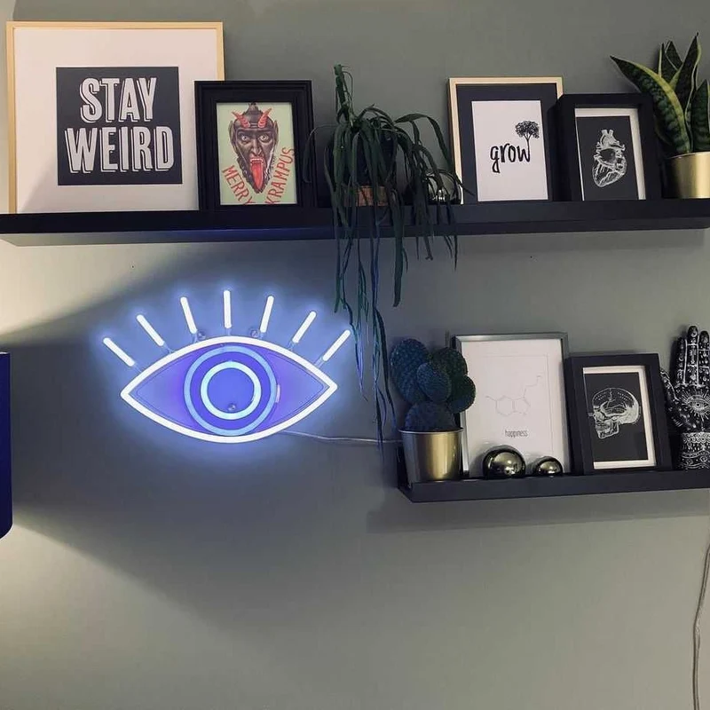 Lucky Eye - signe en néon LED