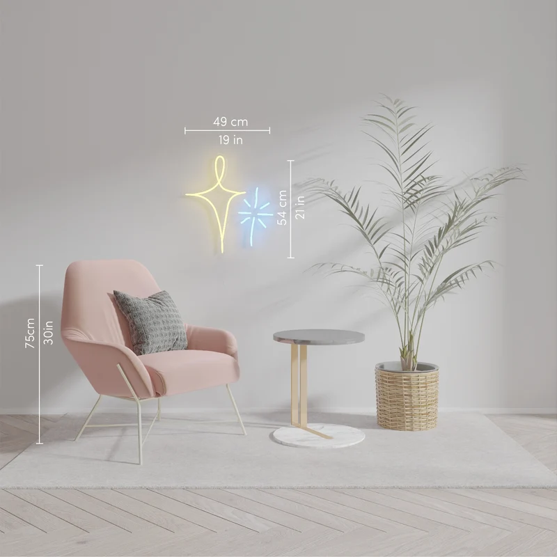 Sparkle by Girl Knew York - signe en néon LED
