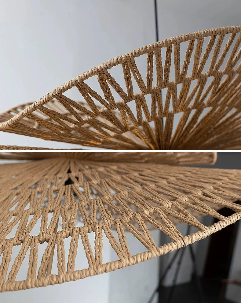 Luminaire en rotin ~ LEE