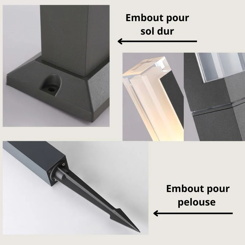 Luminaire allée extérieur ~ ALEXEI