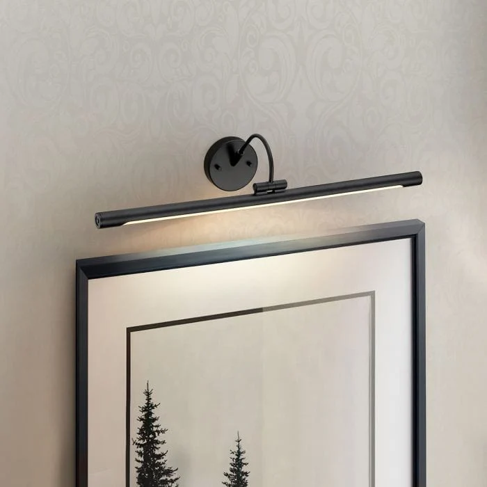 Applique murale LED noir pour tableau