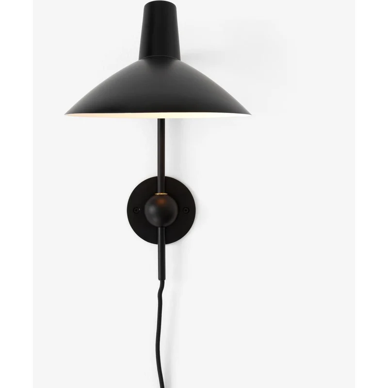 TRIPOD HM12 - VÆGLAMPE - MAT SORT