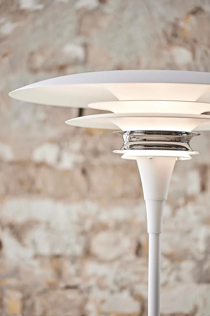 DIABLO - GULVLAMPE Ø50 - MAT HVID