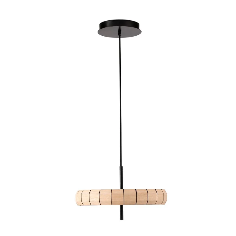LED Pendelleuchte PHILL 24W Dimmbar Braun, Schwarz