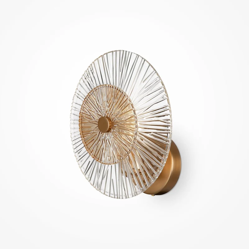 Applique Murale Ronde Verre