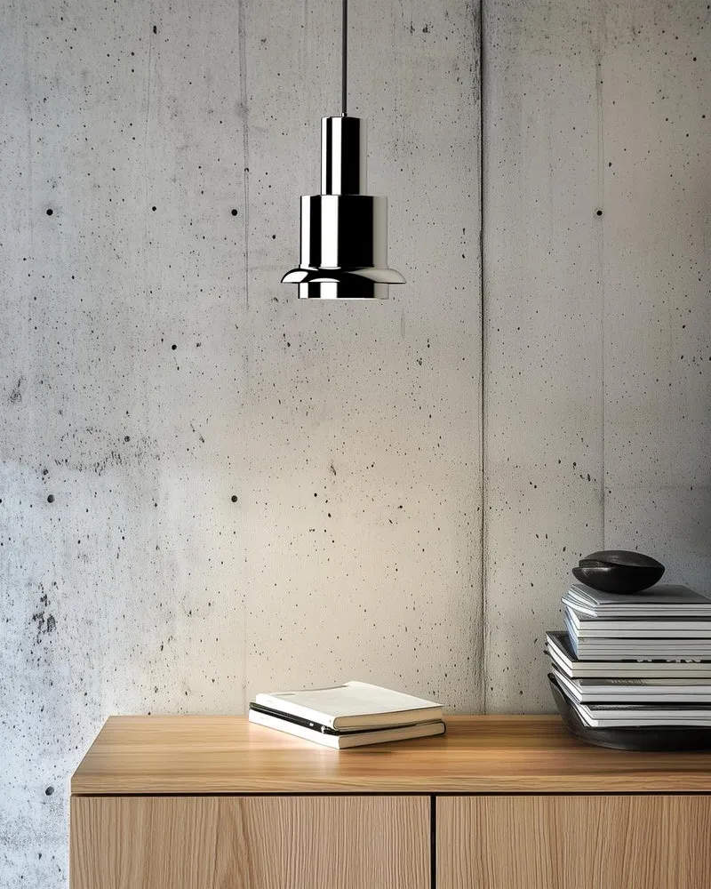 DCWeditions Chaumont Ø15 × H22 Pendel Nickel/Nikkel - Elegant loftslampe.