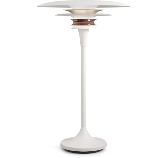 DIABLO - BORDLAMPE Ø30 - MAT HVID/ROSE SILVER