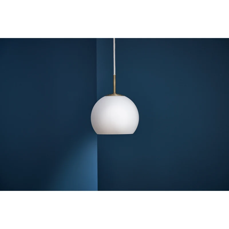 Frandsen Ball Glas Ø25 - Opal Hvid pendel