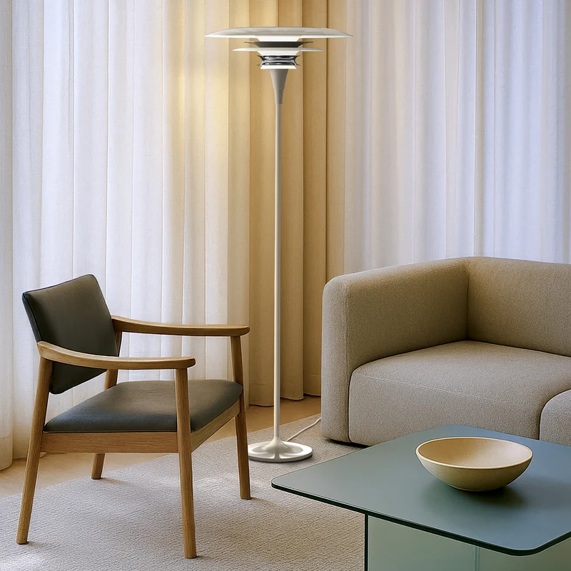 DIABLO - GULVLAMPE Ø50 - SOFT GRÅ