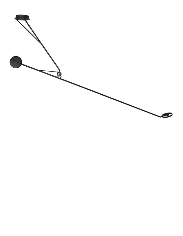 DCW Éditions Aaro loftlampe sort - skulpturel belysning