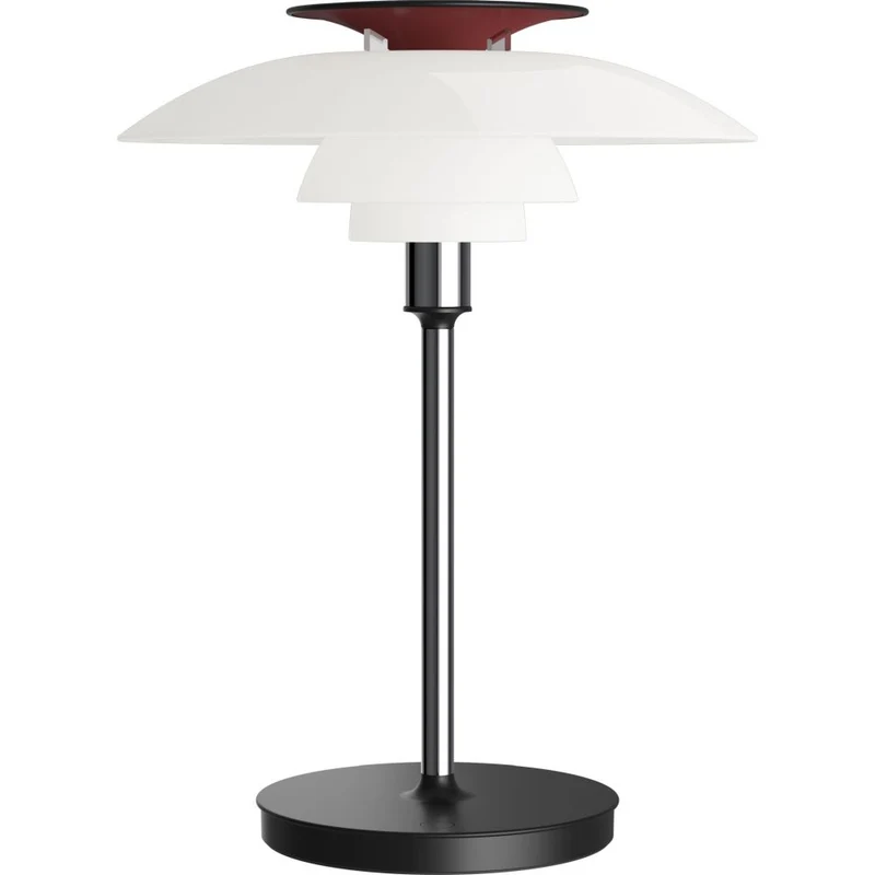 PH80 - PORTABLE LAMPE - OPALHVID/HØJGLANS FORKROMET
