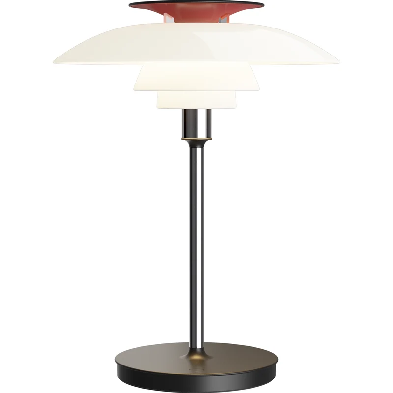 PH80 - PORTABLE LAMPE - OPALHVID/HØJGLANS FORKROMET