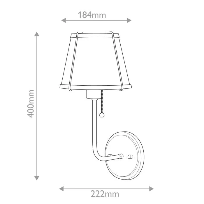 Luminaire Mural Noir et Dore