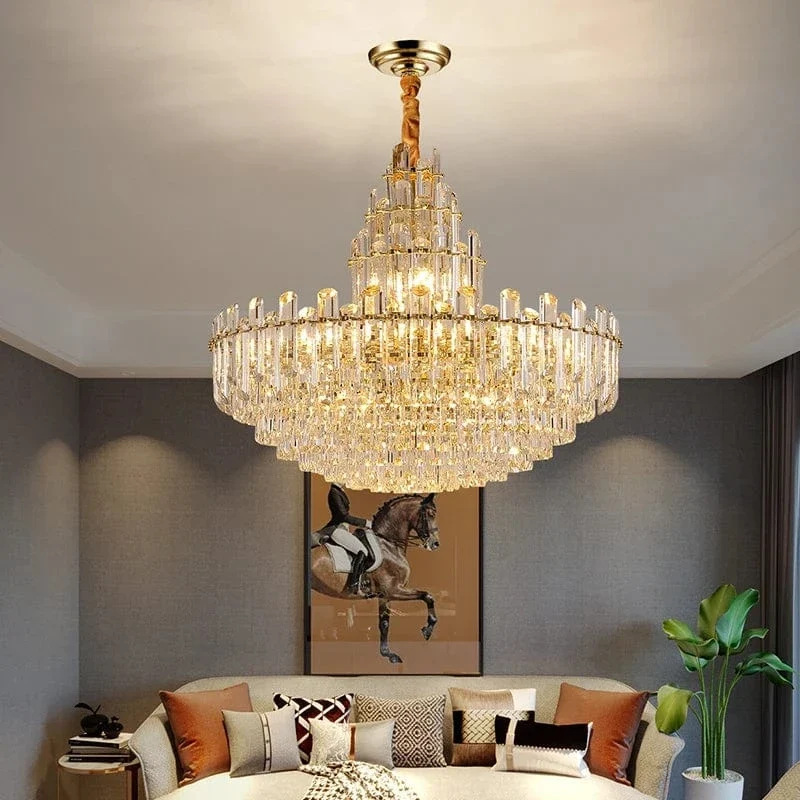Lustre Villa Italien en Verre
