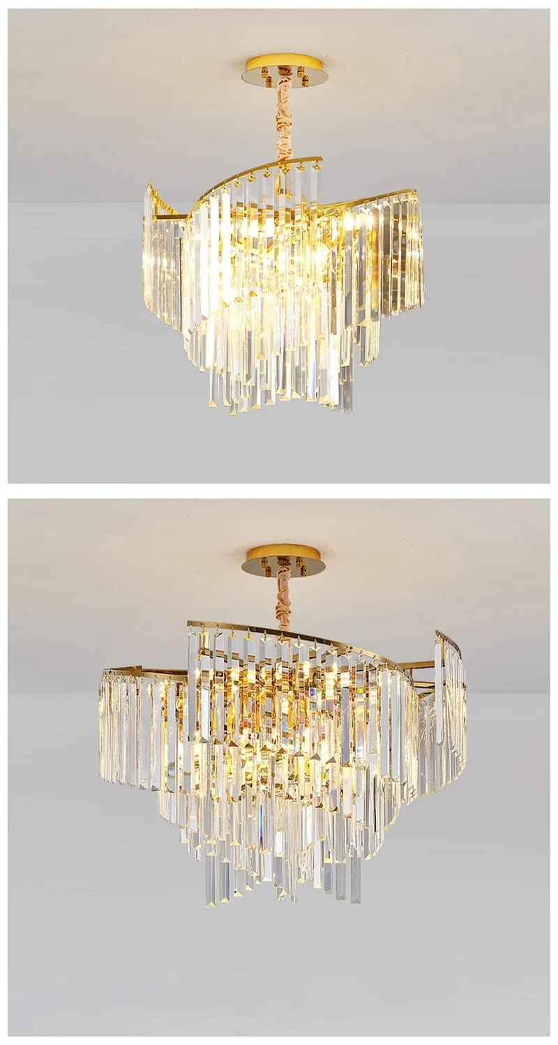 Grand Lustre en Cristal 120cm
