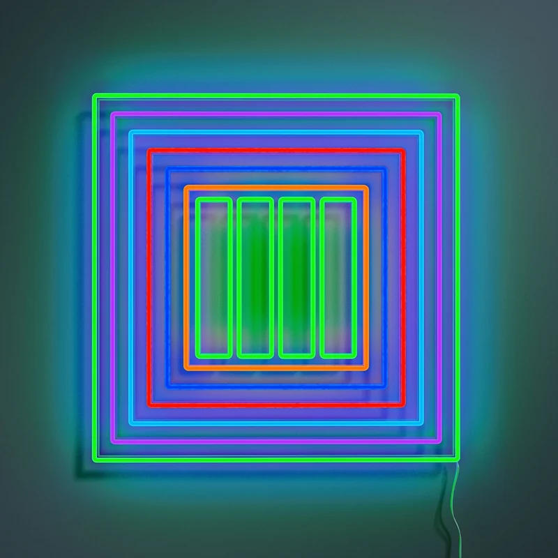 001 by Peter Halley x Yellowpop