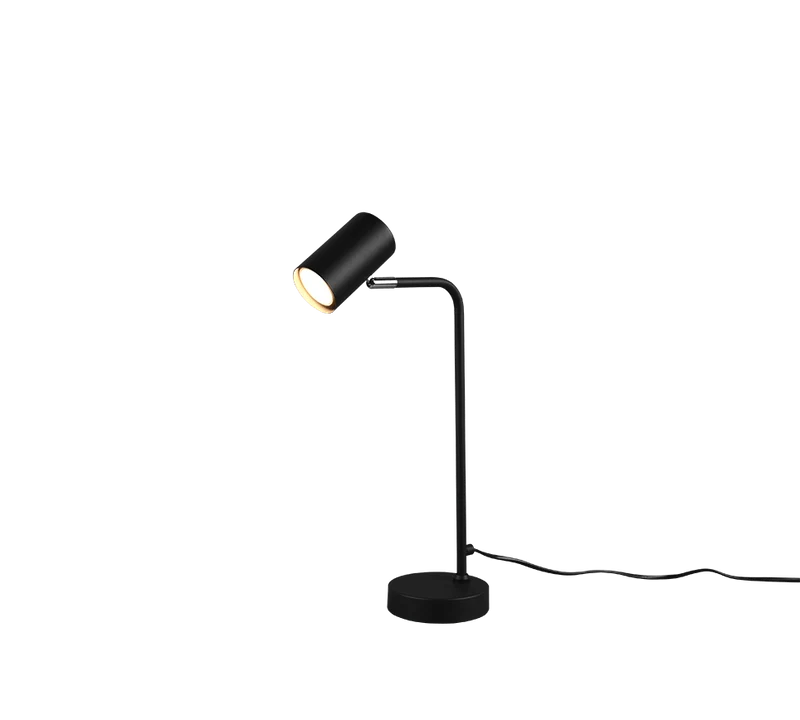 Lampe Métal Noir À Poser