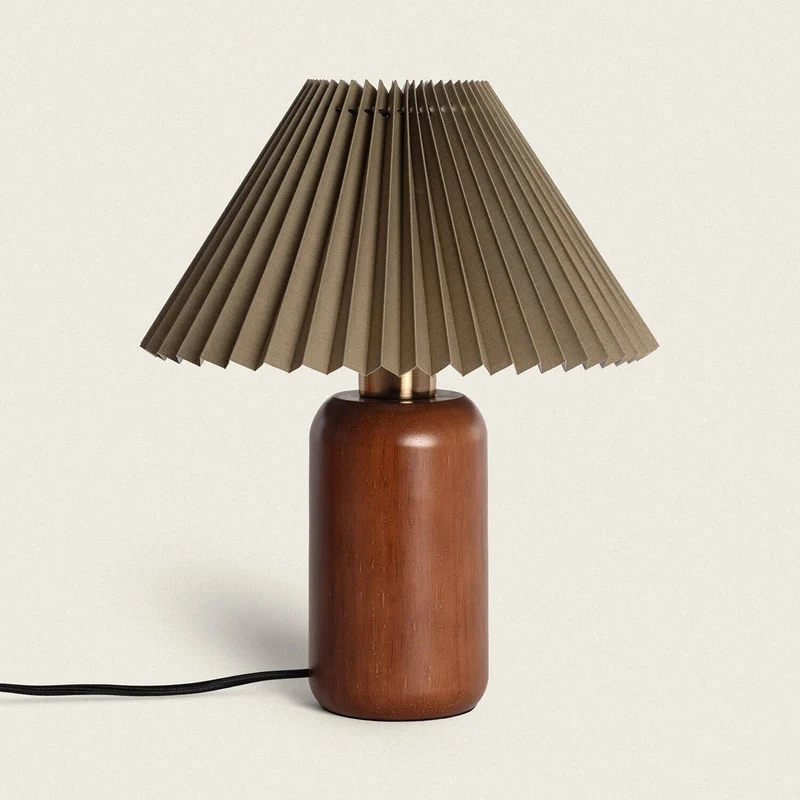 Lampe de Table Bois Scandinave