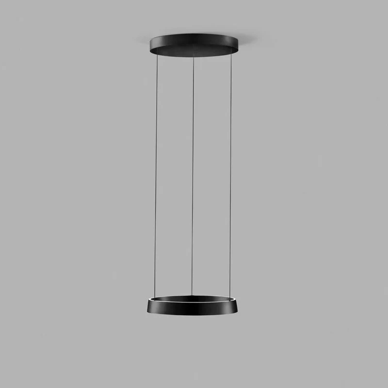 Edge Round Ø400 Pendel Carbon Sort - LIGHT-POINT