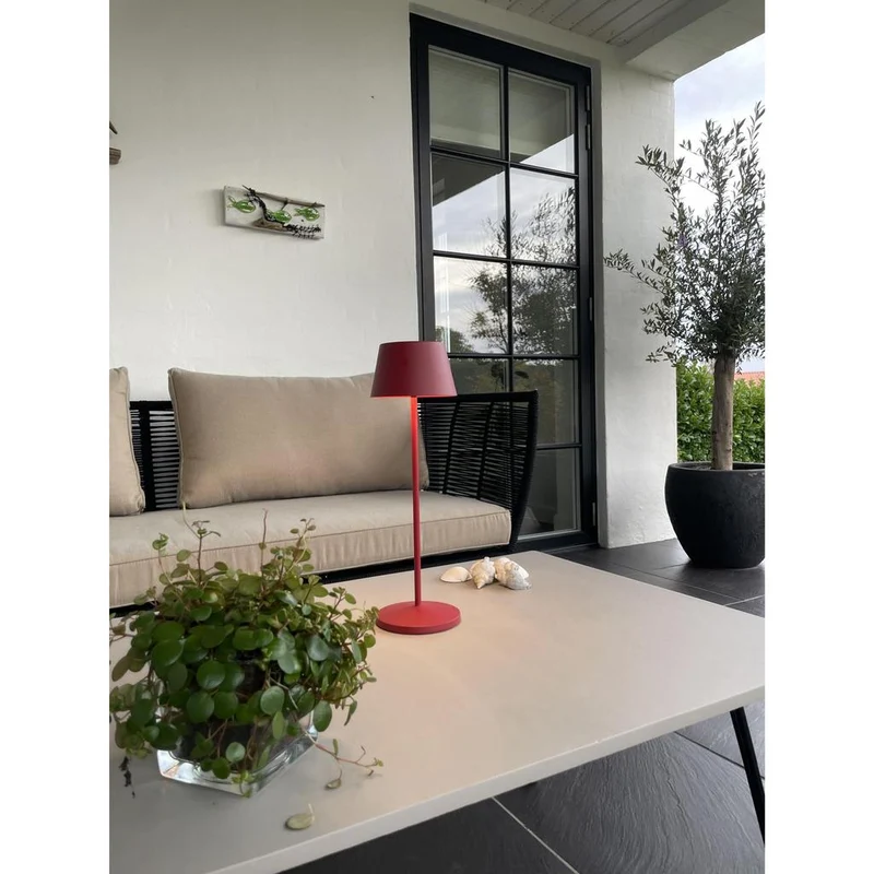 Modi Transportabel Bordlampe Ruby Red - Loom Design