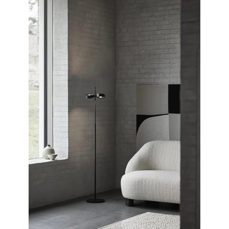 Orbit Gulvlampe Carbon Sort - LIGHT-POINT