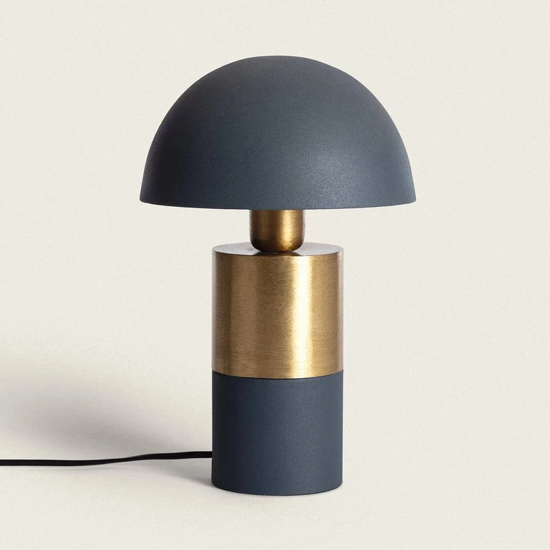 Lampe Champignon Bleu
