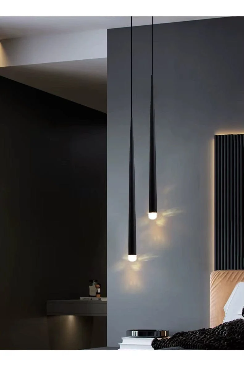 Lampe LED goutte dore