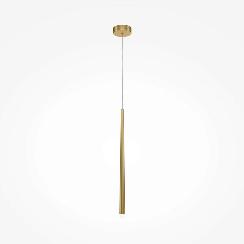 Lampe LED goutte dore