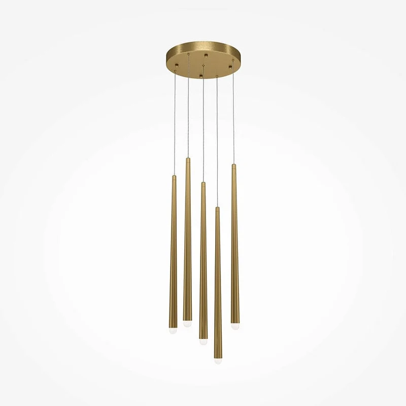 Lampe LED goutte dore