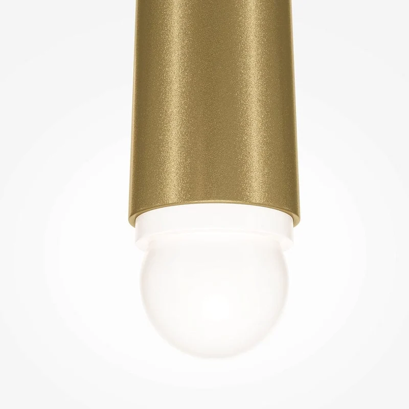 Lampe LED goutte dore