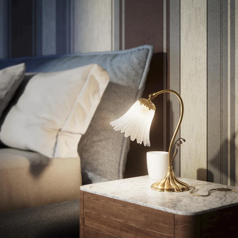 Lampe Pied Laiton