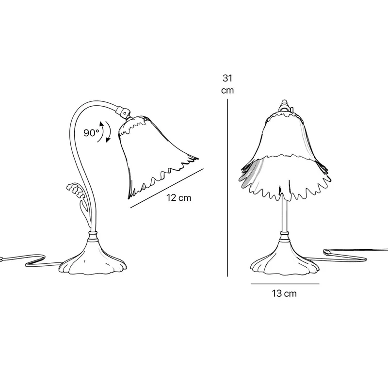 Lampe Pied Laiton