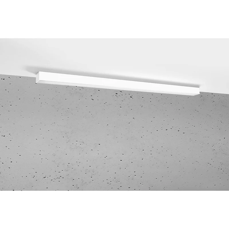Plafonnier design barre LED blanches