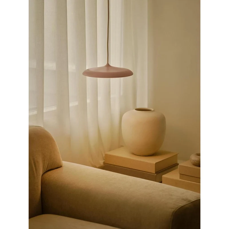 ARTIST PENDEL Ø25 STØVET ROSA LED RA90