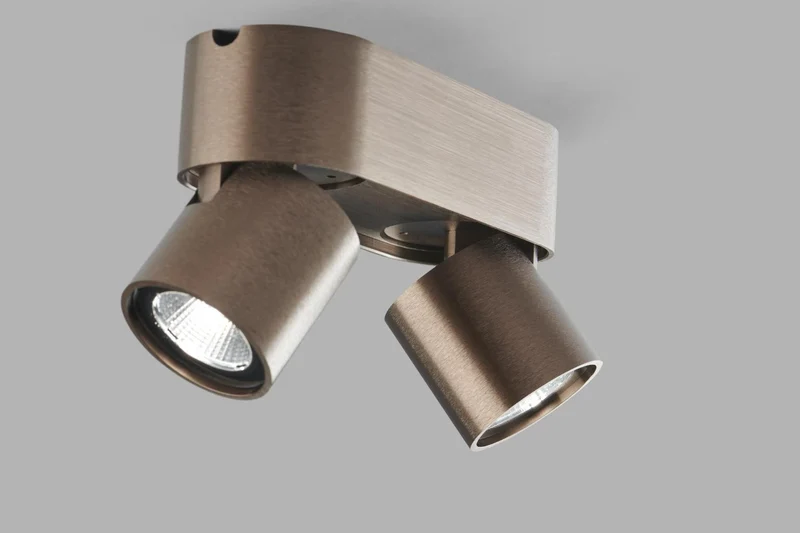 Aura C2 LED Loftlampe - Light-Point (Rose Gold, 2×7 W, Kelvin-Switch)