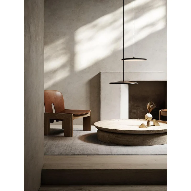 ARTIST PENDEL Ø40 - SORT LED RA90