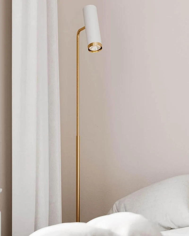PULS GULVLAMPE MAT HVID GU10