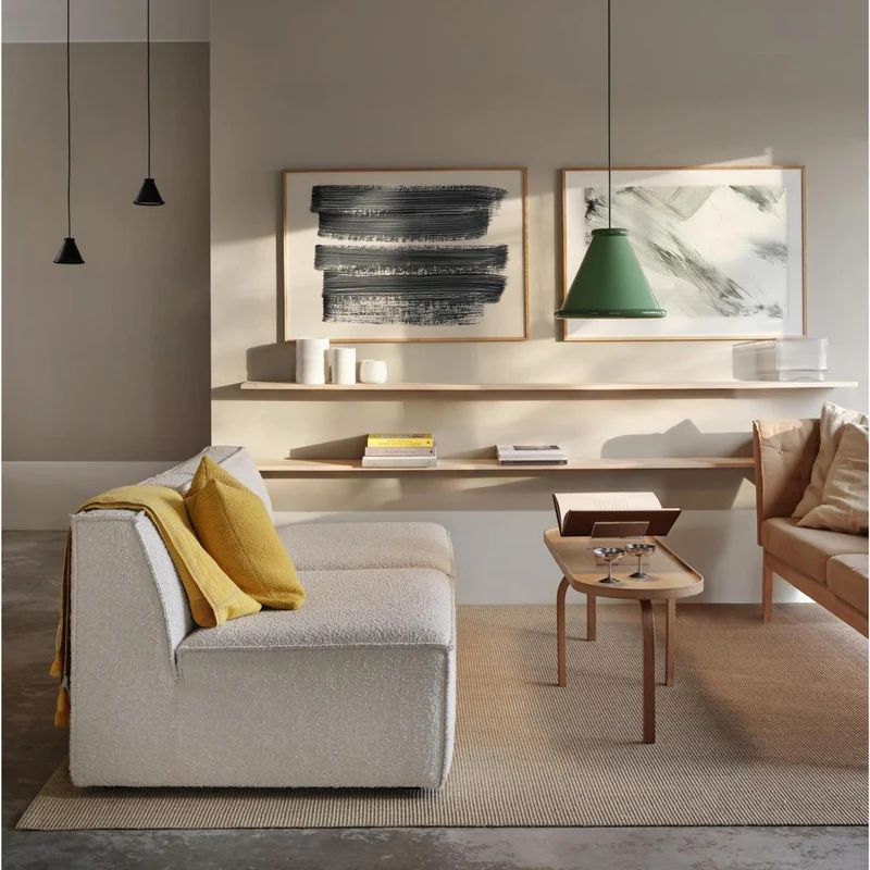 Belle Ø36 - Pendel - Resedagrøn - Elegant skandinavisk loftslampe
