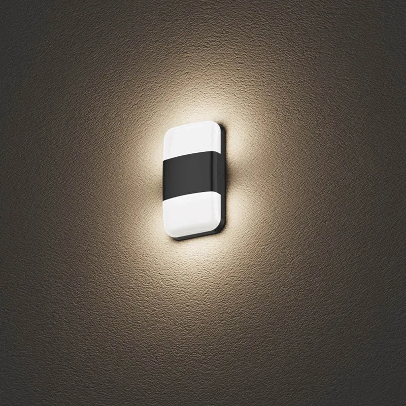 Applique murale LED IP65 noire