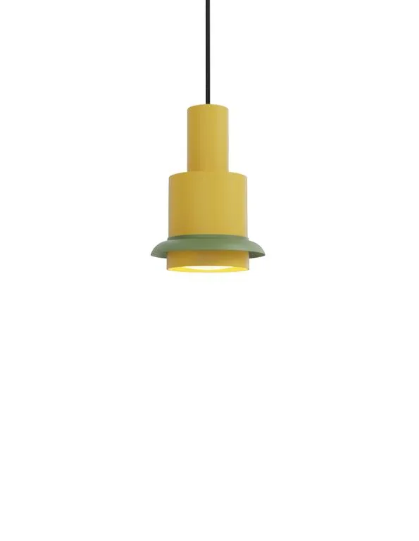 DCWéditions Chaumont Pendel Ø15×H22 - Yellow/Green