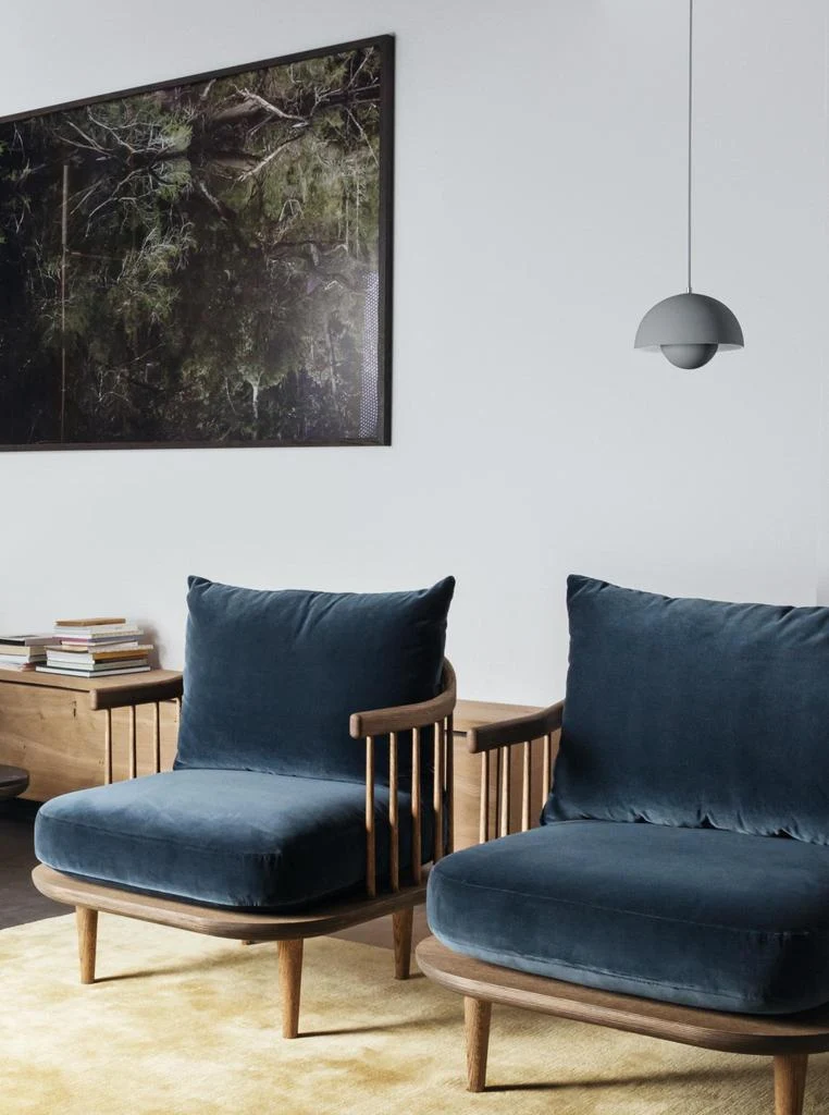 FLOWERPOT VP1 - PENDEL - MAT MØRKEGRÅ