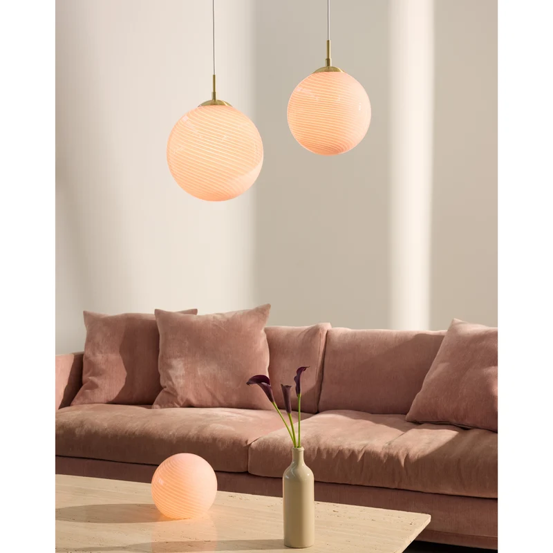 CANDY BALL PENDEL Ø25 ROSE