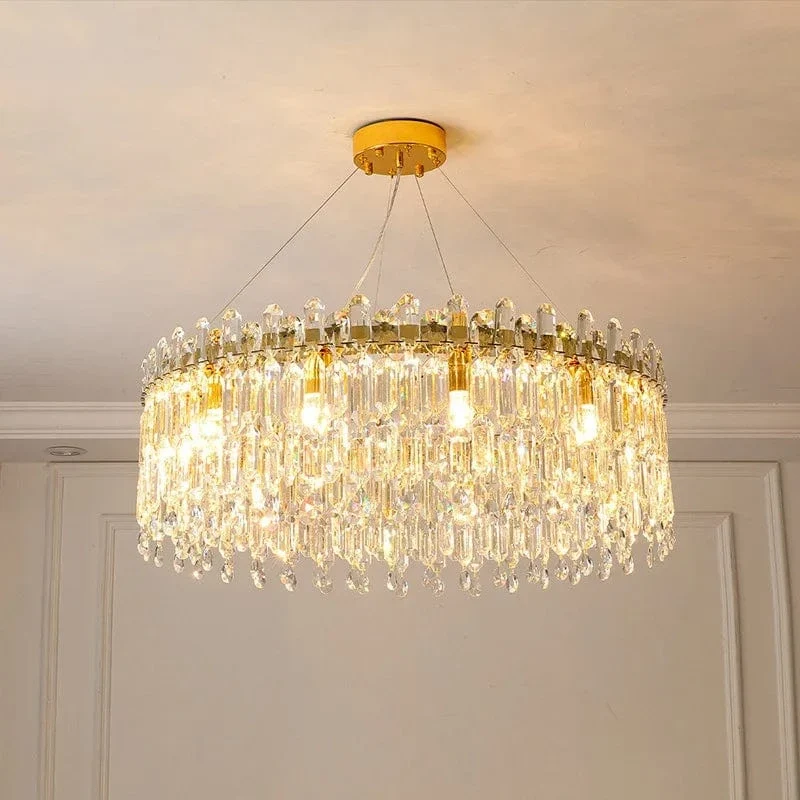 Lustre Suspension Cristal Contemporaine