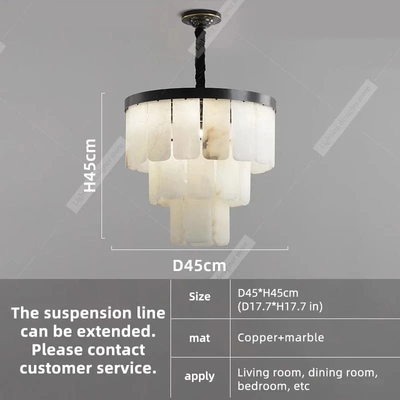 Marble Chandelier Duplex Loft Chandelier Lighting Living Room Pendant Light Minimalist Modern Bedroom Dining Room Hanging Lamp